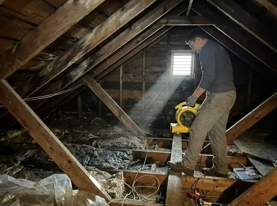 attic-water-damage-drying-proc-007 — frequently asked questions, Emergency Water Extraction & 24/7 Flood Response in Adamsto…